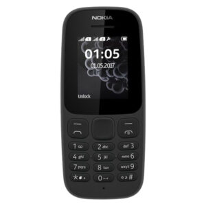 گوشی موبایل نوکیا مدل Nokia 105 TA-1010 دو سیم کارت - مشکی