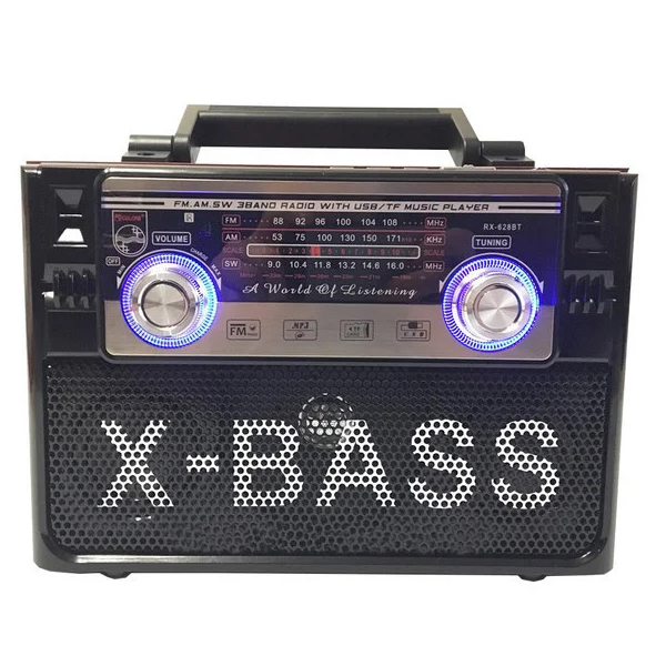 اسپیکر رادیویی X-BASS مدل RX-628BT