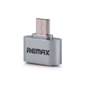 مبدل OTG ریمکس Micro-USB به USB مدل RA-OTG نقره ای