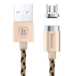 کابل شارژ آهنربایی USB به Micro USB بیسوس مدل Insnap طول 1m