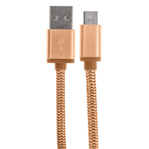کابل شارژ Micro-USB به USB الدینیو مدل LS17 طول 2m طلایی