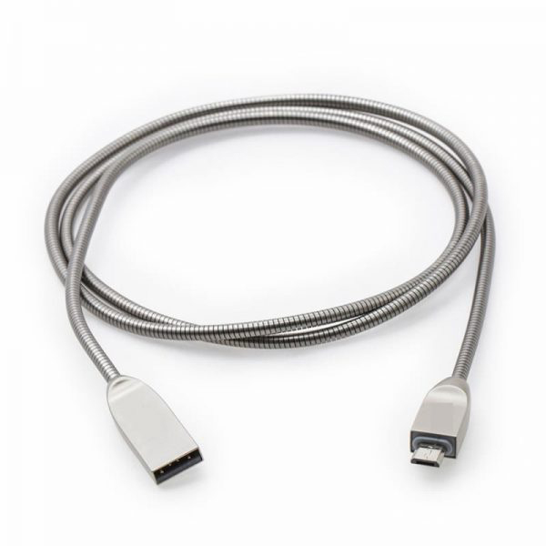 کابل شارژ Micro-USB به USB تمام فلزی مدل FASHION طول 1m