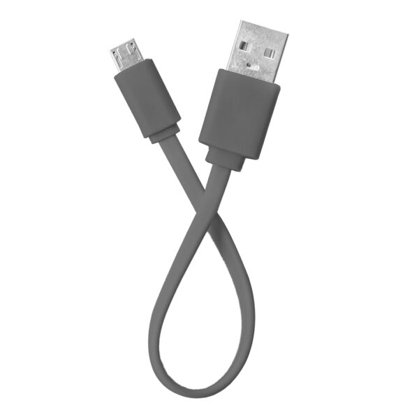کابل شارژ پاوربانکی Micro-USB به USB هوآوی 20cm خاکستری اصلی