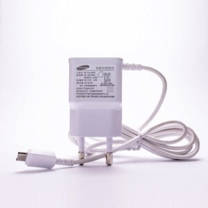 شارژر سامسونگ 2 آمپر مدل EP-TA11KWK با کابل یکسره Micro-USB سفید اصلی