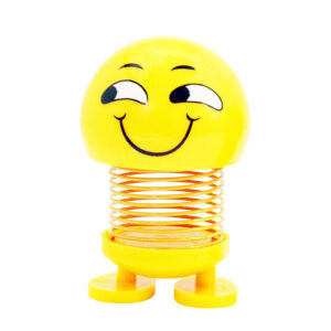 عروسک ایموجی فنری طرح لبخند زرد