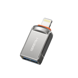 مبدل OTG مک دودو USB 3 به Lightning مدل OT-8600 خاکستری