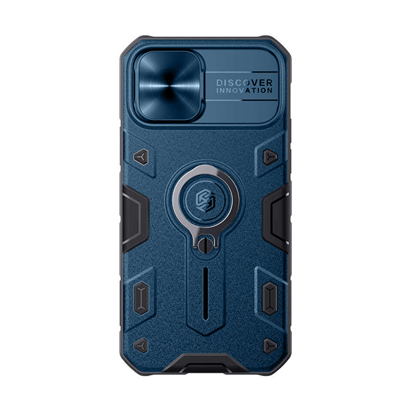 قاب نیلکین Armor محافظ لنز کشویی iPhone 13 آبی
