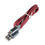 کابل شارژ تایپ سی به usb قرمز
