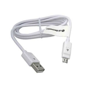 کابل شارژ ال جی Micro-USB به USB مدل DC05BK-G طول 1m سفید اصلی