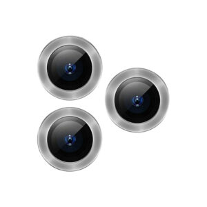 گلس رینگی لنز دوربين آيفون 12Pro Max - نقره ای