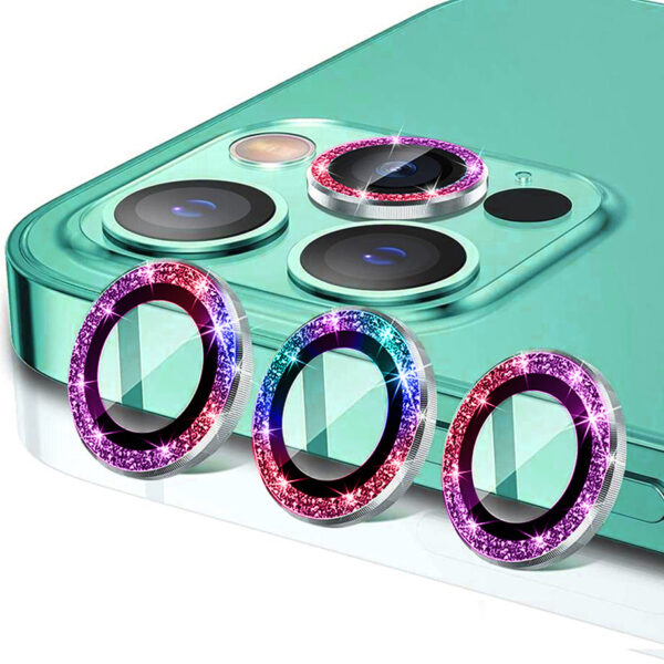 گلس رینگی لنز دوربين براق آيفون 13Pro Max - رنگی