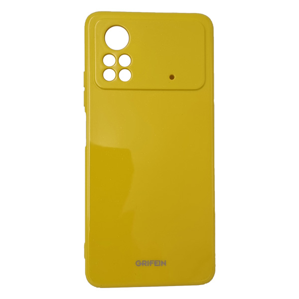 قاب گریفین شیائومی Poco X4 Pro 4G محافظ لنز - زرد