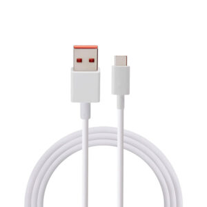 کابل شارژ 6 آمپر USB به Type-C شیائومی 1m اصلی - سفید