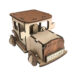 ماکت اتوموبیل چوبی DODGE - قهوه ای