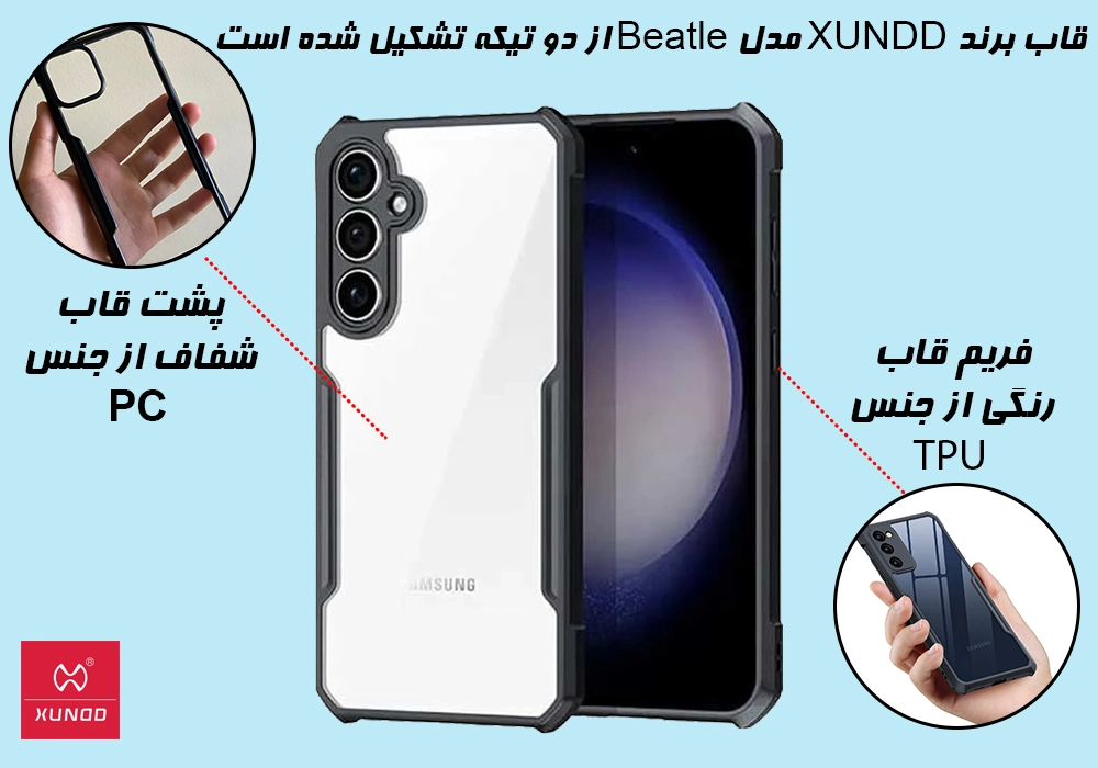 قاب XUNDD مدل Beatle سامسونگ Samsung A54-محتوا