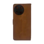 کیف چرمی کلاسوری ریلمی Realme 11 4G بند دار-عسلی