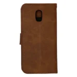 کیف چرمی کلاسوری سامسونگ J5 Pro بند دار-عسلی