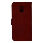 کیف چرمی کلاسوری سامسونگ J5 Pro بند دار-قرمز