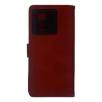 کیف چرمی کلاسوری شیائومی Mi 13T/K60 Ultra بند دار-قرمز