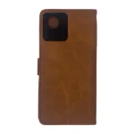 کیف چرمی کلاسوری ریلمی Realme C30s بند دار-عسلی