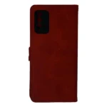 کیف چرمی کلاسوری شیائومی Redmi 9T بند دار-قرمز