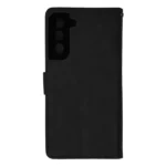 کیف چرمی کلاسوری سامسونگ S22 Plus بند دار-مشکی
