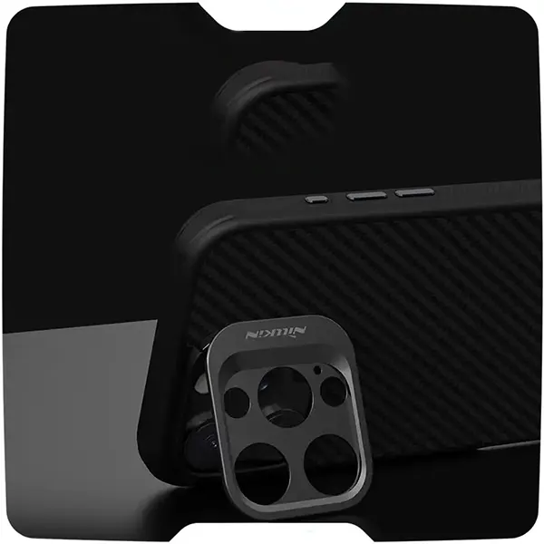 قاب نیلکین CarboProp محافظ لنز آیفون iPhone 16 Pro Max-استند
