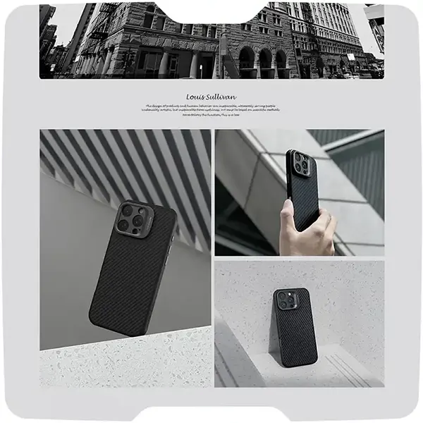 قاب نیلکین CarboProp محافظ لنز آیفون iPhone 16 Pro Max-محتوا
