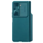کیف چرمی نیلکین Qin Pro Leather سامسونگ Z Fold 6-سبز