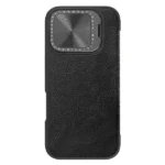 کیف چرمی نیلکین Qin Prop آیفون iPhone 16 Pro Max-مشکی