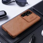 کیف چرمی نیلکین Qin Pro سامسونگ S25 Ultra-بدنه