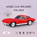 اسپیکر بلوتوثی Wster مدل WS-1969 طرح شورلت بلر-قرمز