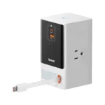 شارژر و پاورهاب رومیزی بیسوس Power Combo Digital-سفید